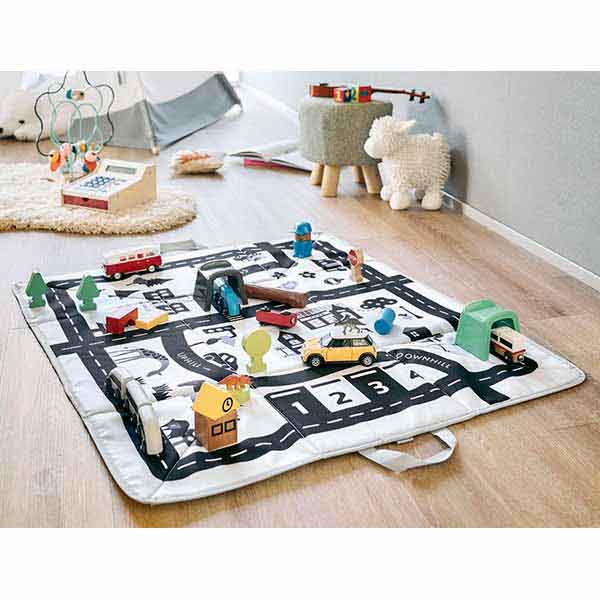 tower プレイマットにもなるおもちゃ収納