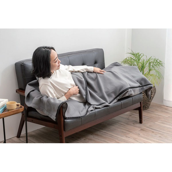 MOTTETE　PLUS毛布(R)　チャコールグレー