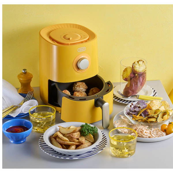 Toffy エアフライヤー ミニ カナリアイエロー