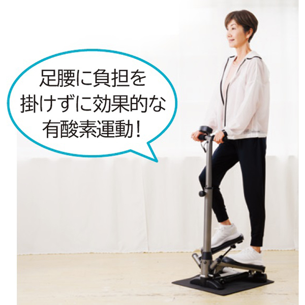 アルインコ　ハンドル付きステッパー